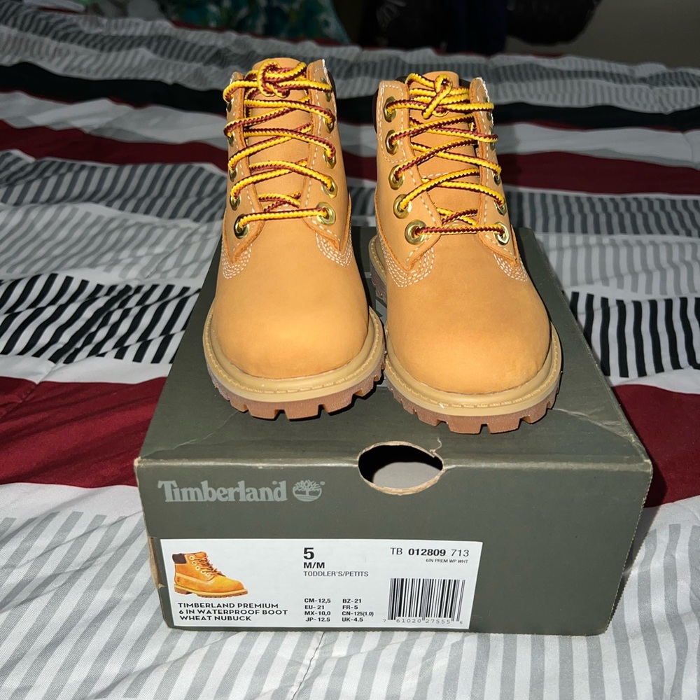 Timberland boots -Wheat Size 5C